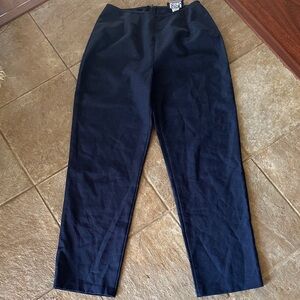 City Triangles woman’s Dark Blue dress pants with zipper down back